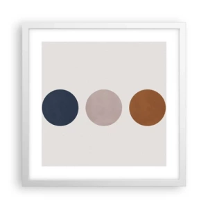 Poszter fekete keretben - A tökéletesség szimbóluma - 40x40 cm