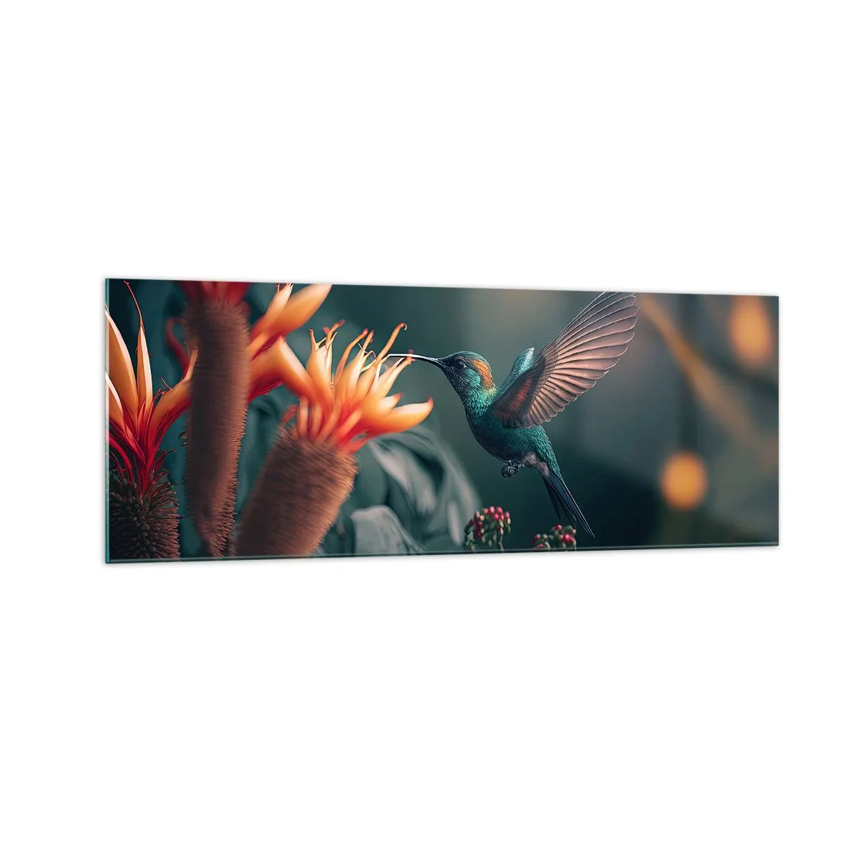 Üveg kép - Egy igazán színes élet - 140x50 cm