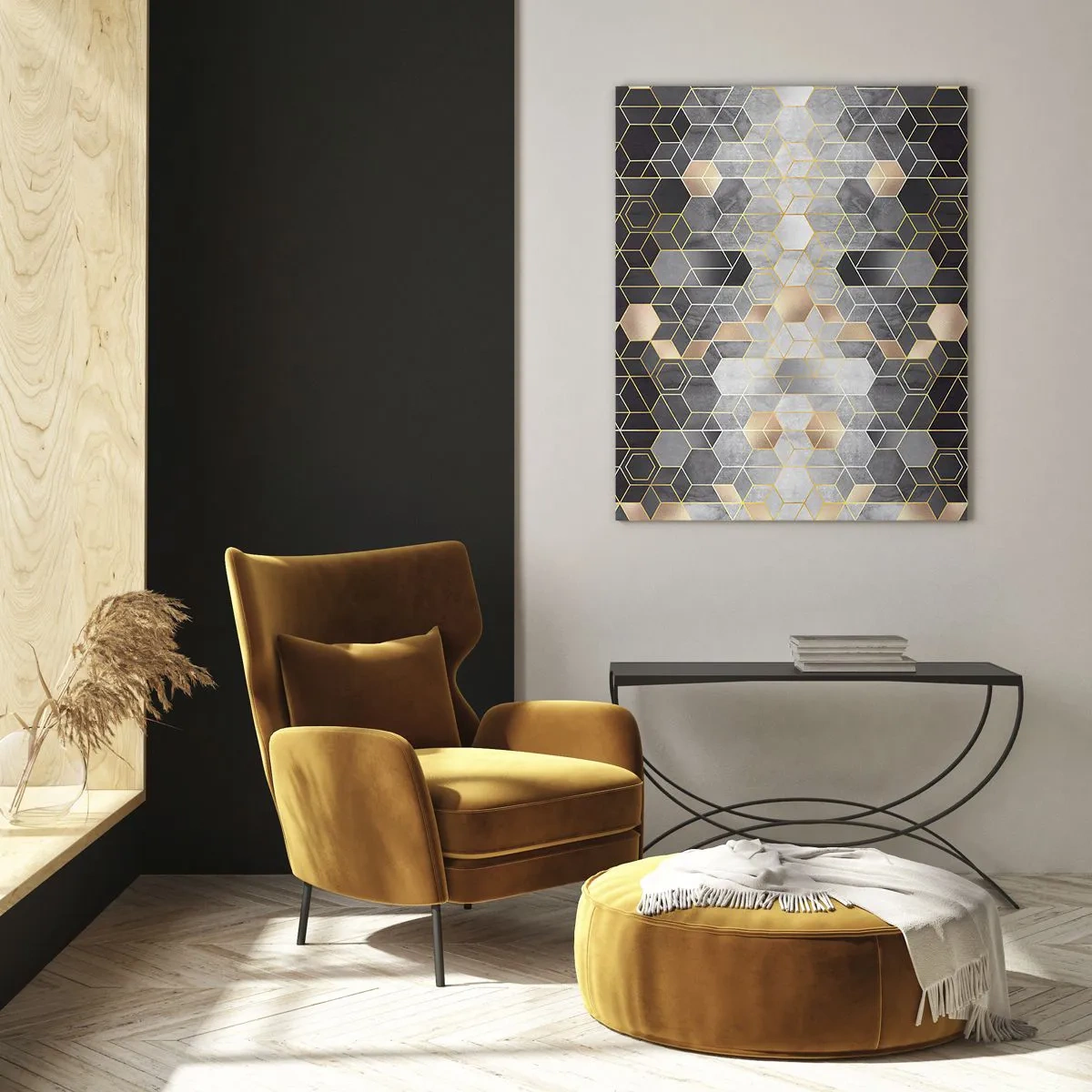 Üveg kép - Gyémánt kompozíció - 50x70 cm
