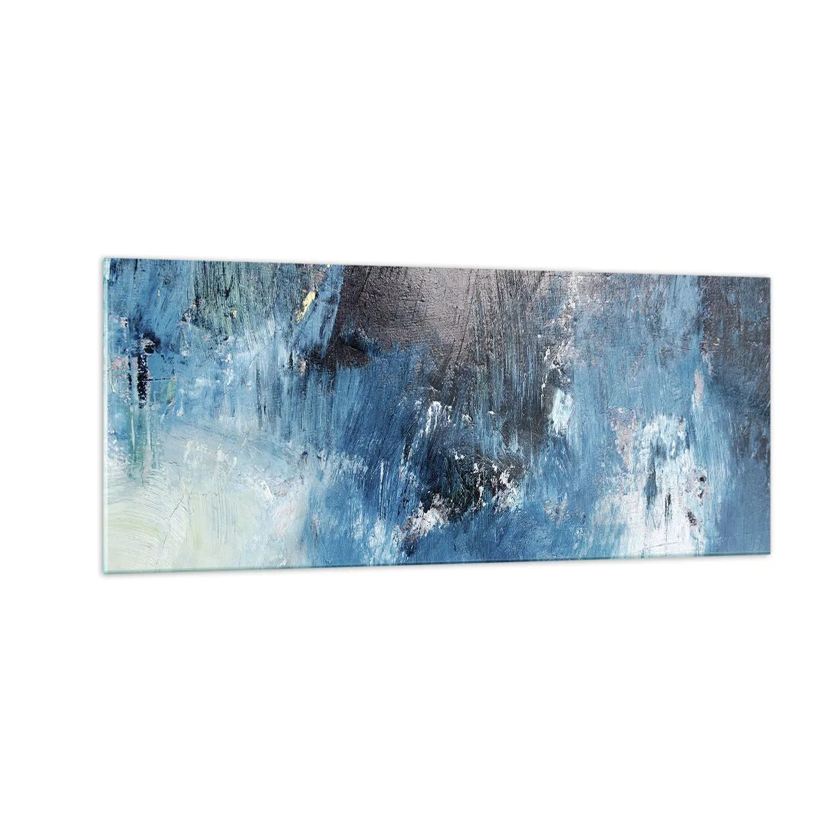 Üveg kép - Kék rapszódia - 100x40 cm