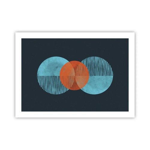 Poszter - Szimmetrikus kompozíció - 70x50 cm