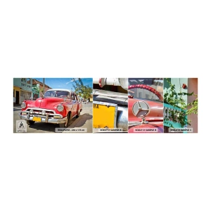 Fotótapéta Minta Öntapadós Deluxe Sticker - Még csak a Kubában - Autóipari, Antik autó, Építészet - 100x30 cm