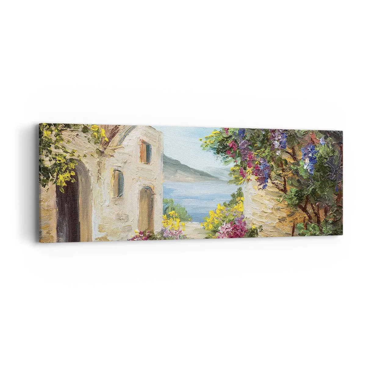 Vászonkép - Egy tengerparti vidék varázsa - 90x30 cm
