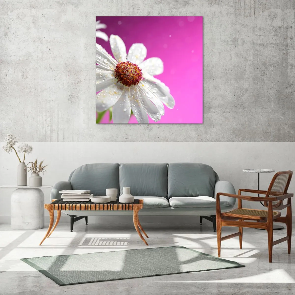 Üveg kép - A Szépségében szerény - 60x60 cm