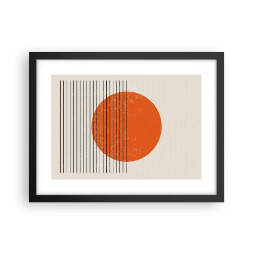 Poszter fehér keretben - Mindig a nap - 40x30 cm