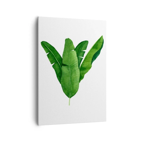 Vászonkép - Zöld szimmetria - 50x70 cm