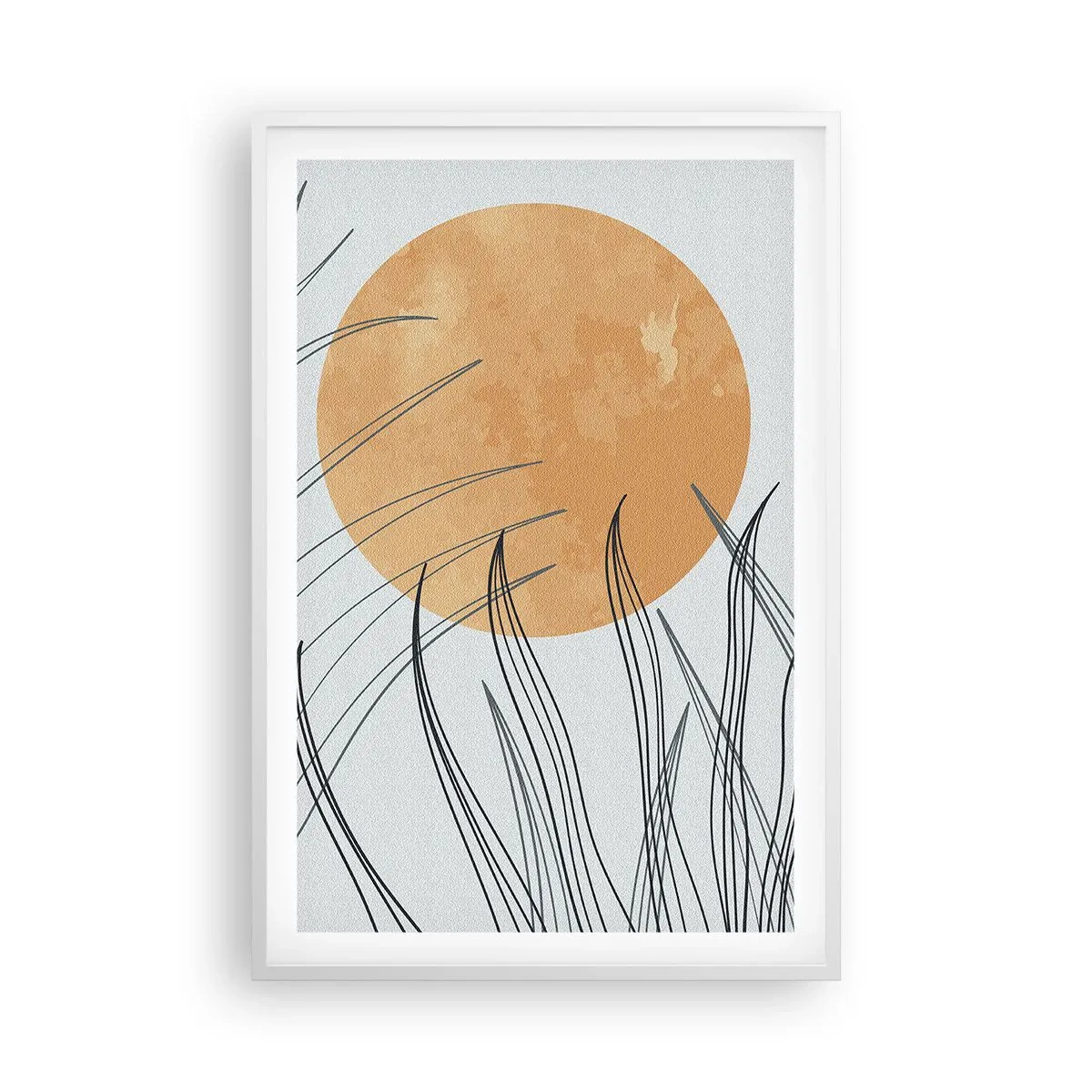 Poszter fekete keretben - Mindig a nap felé - 61x91 cm