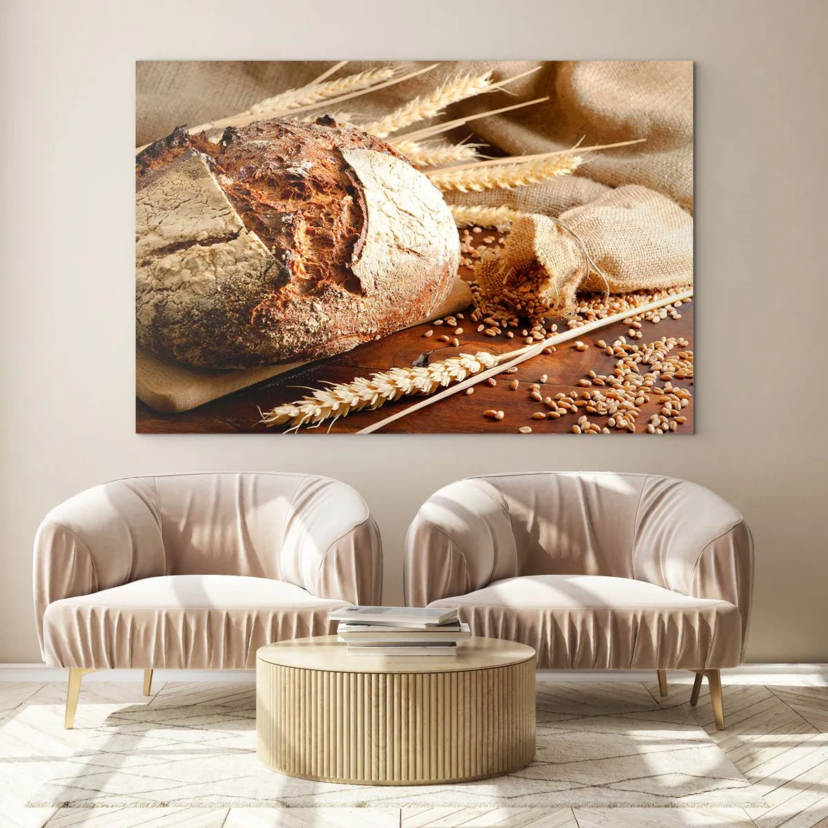 Üveg kép - Étvágygerjesztő, illatos, ropogós - 120x80 cm