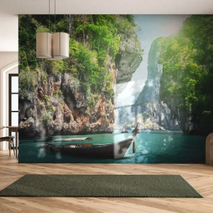 Fotótapéta Standard Eco - Meghívás egy egzotikus utazásra - Tájkép, Thaiföld, Tenger - 350x256 cm