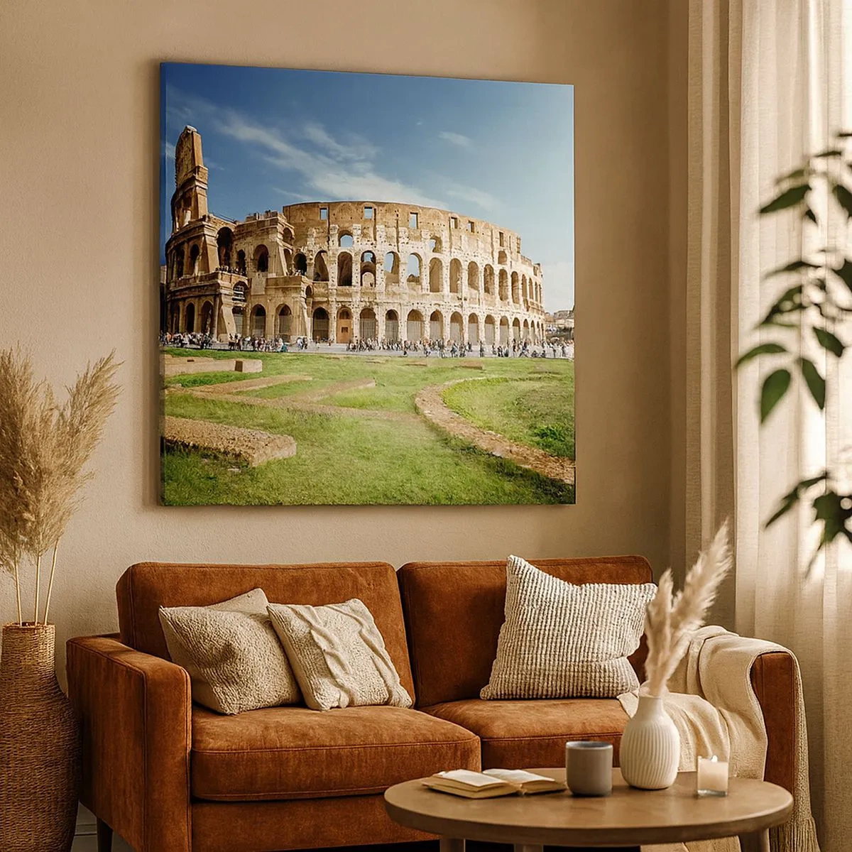 Vászonkép - Még mindig halljuk a pisztoly csörömpölését - 30x30 cm