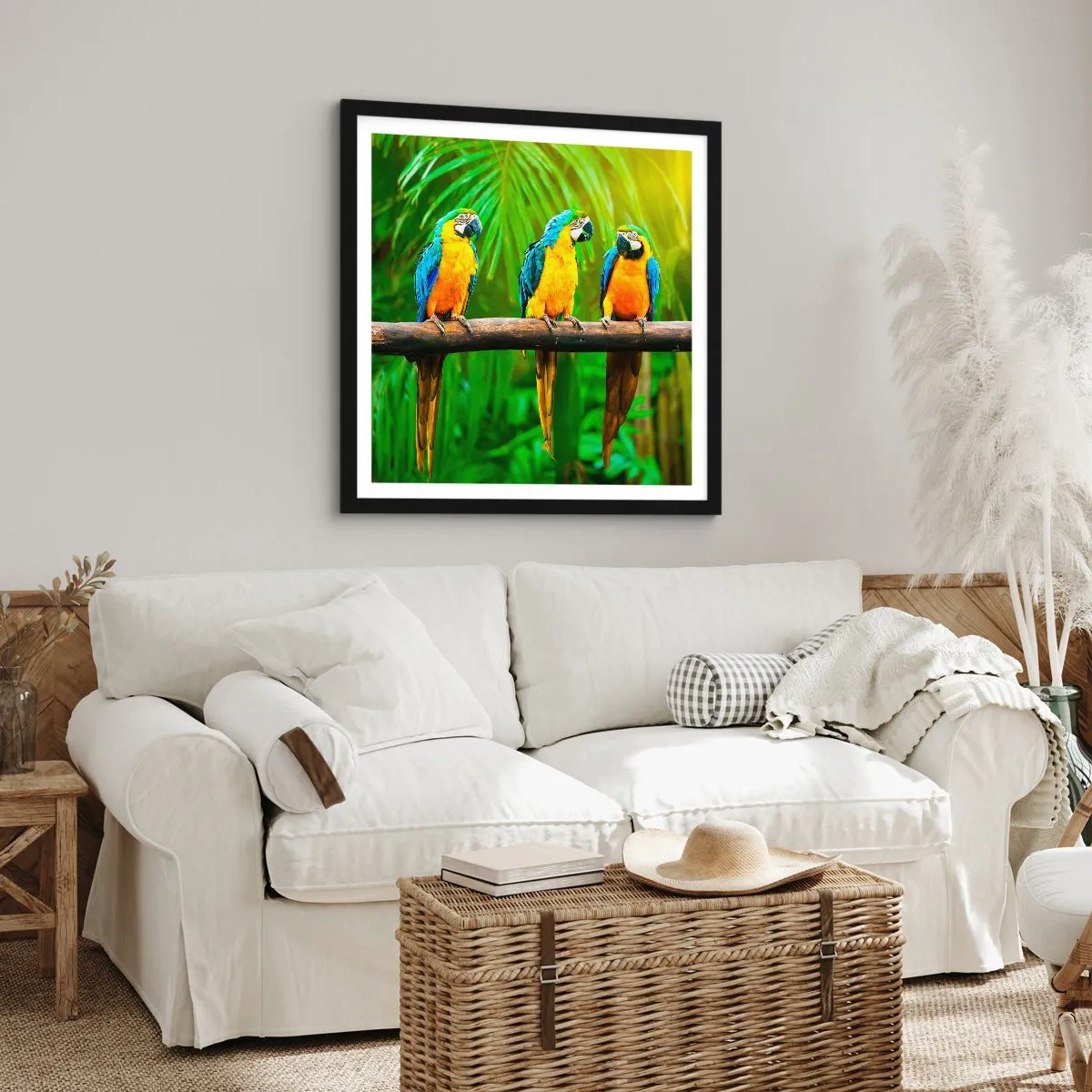 Poszter fehér keretben - És hallottad, hogy ő…? - 60x60 cm