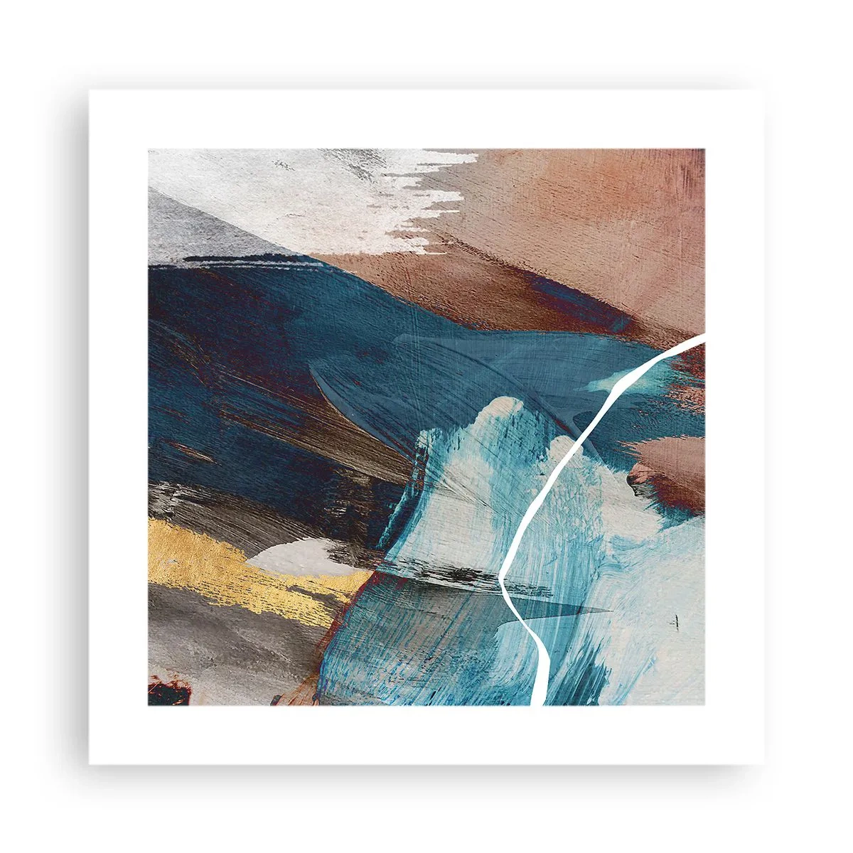 Poszter - Lelkesedéssel és energiával - 40x40 cm