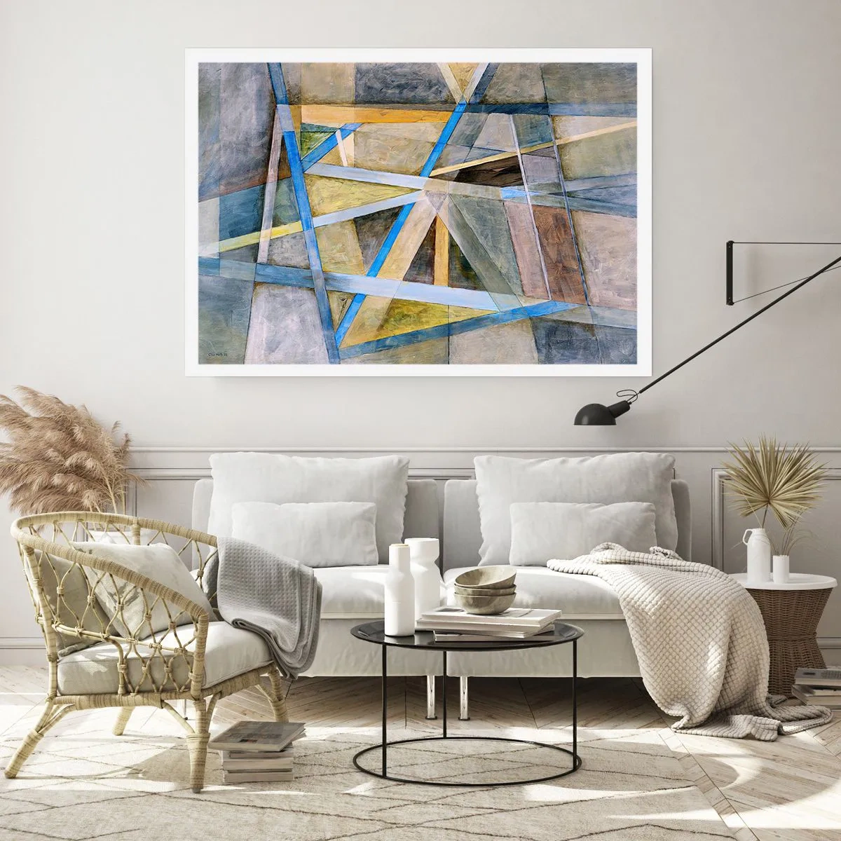 Poszter - Egyenesen vagy átlósan? - 91x61 cm