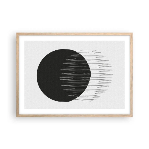 Poszter világos tölgy keretben - Az alteregója - 70x50 cm