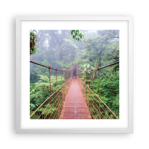 Poszter fekete keretben - A lomkoronák fölé függesztve - 40x40 cm