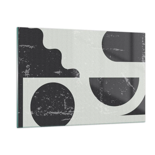 Üveg kép - Kompozíció fent és lent - 120x80 cm