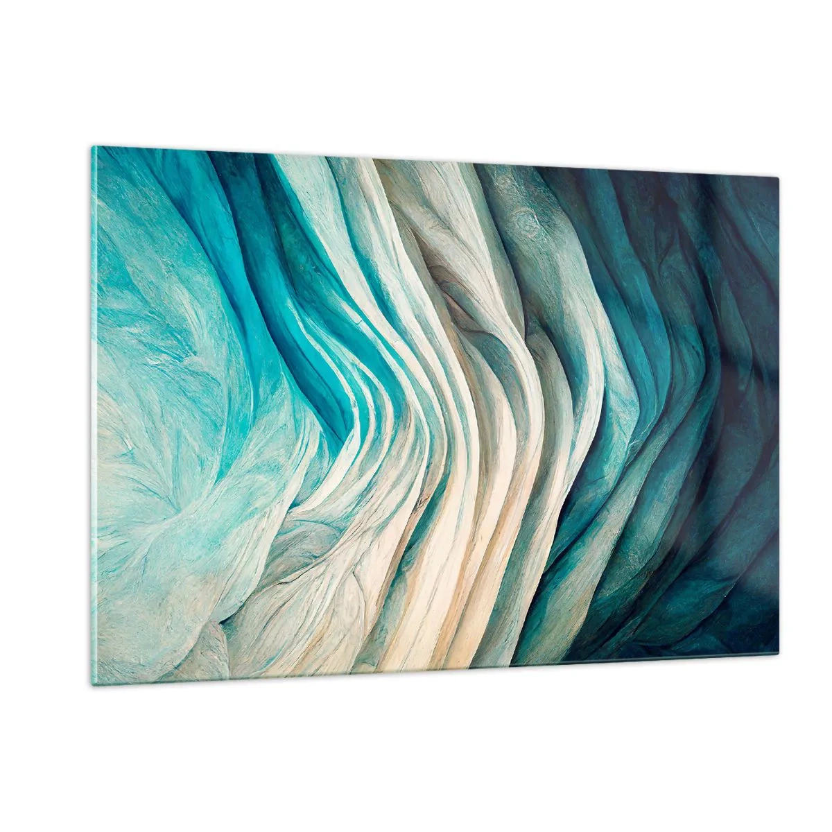 Üveg kép - Kék telhetetlenség - 120x80 cm