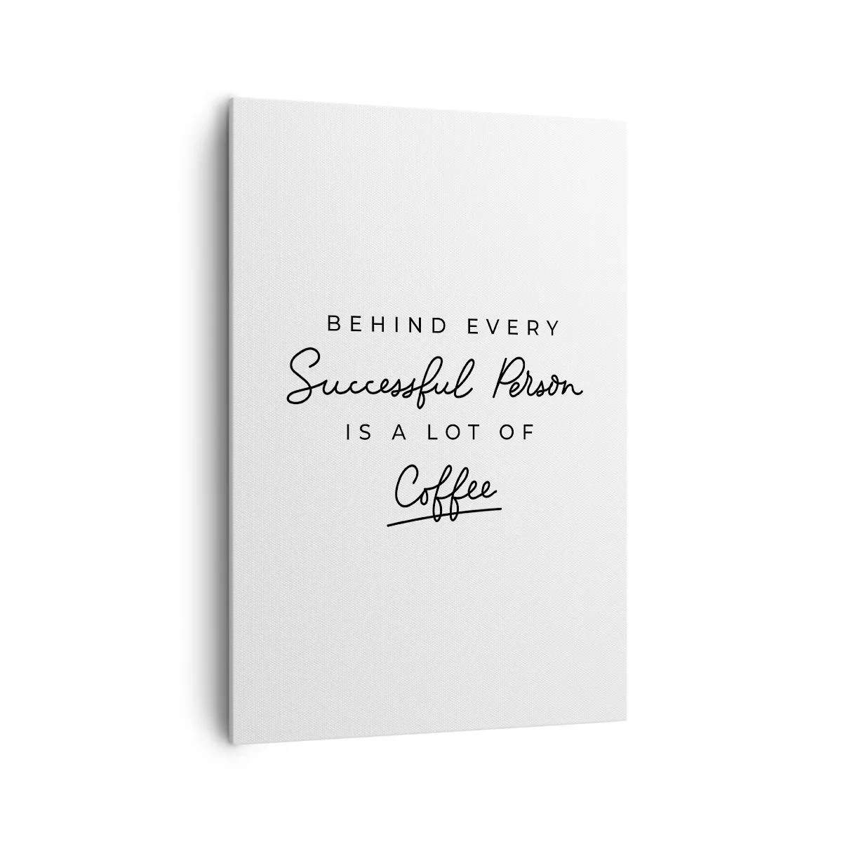 Vászonkép - A siker titka - 70x100 cm