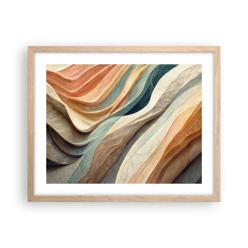 Poszter világos tölgy keretben - Változás előtti pillanat - 50x40 cm