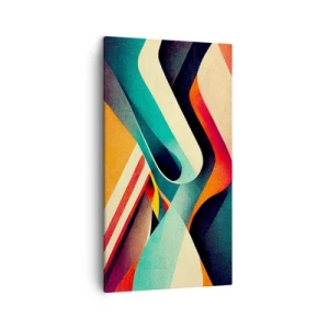 Vászonkép - Intenzív kompozíció - 45x80 cm