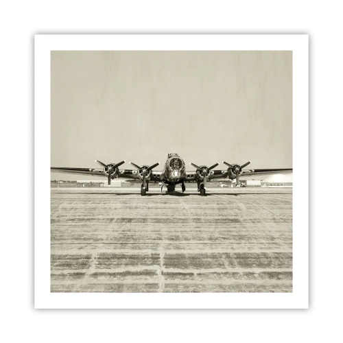 Poszter - Mint mindig készen - 60x60 cm