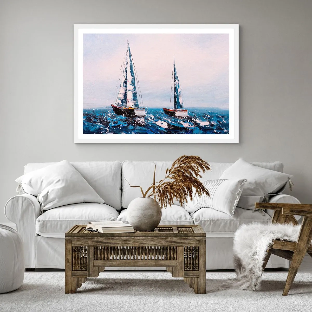 Poszter fekete keretben - A szél testvérisége - 50x50 cm