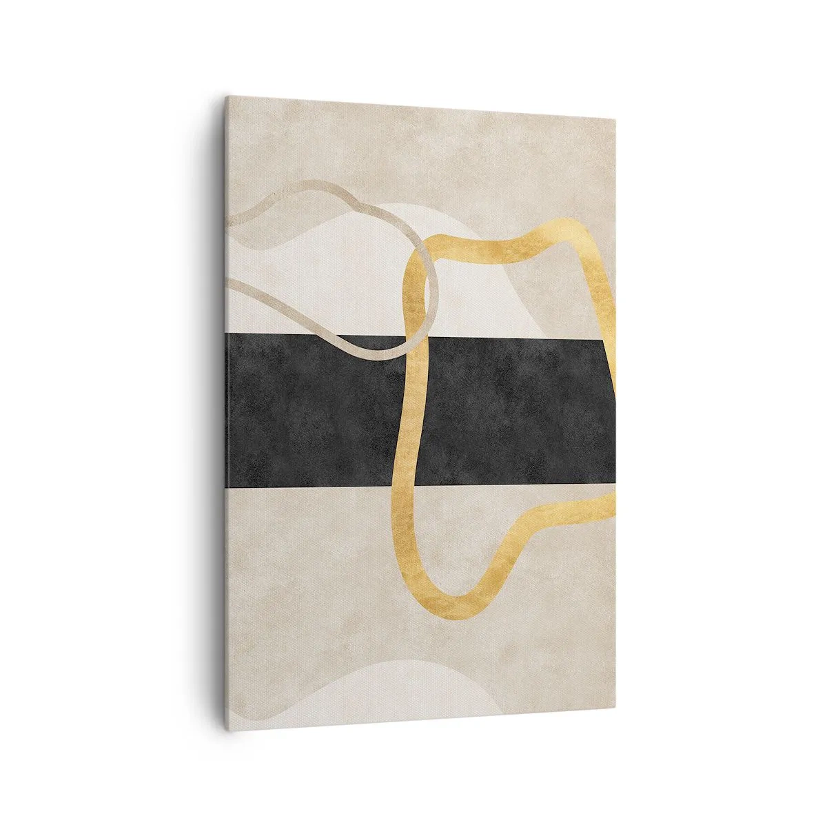 Vászonkép - Hurkolt formák - 70x100 cm