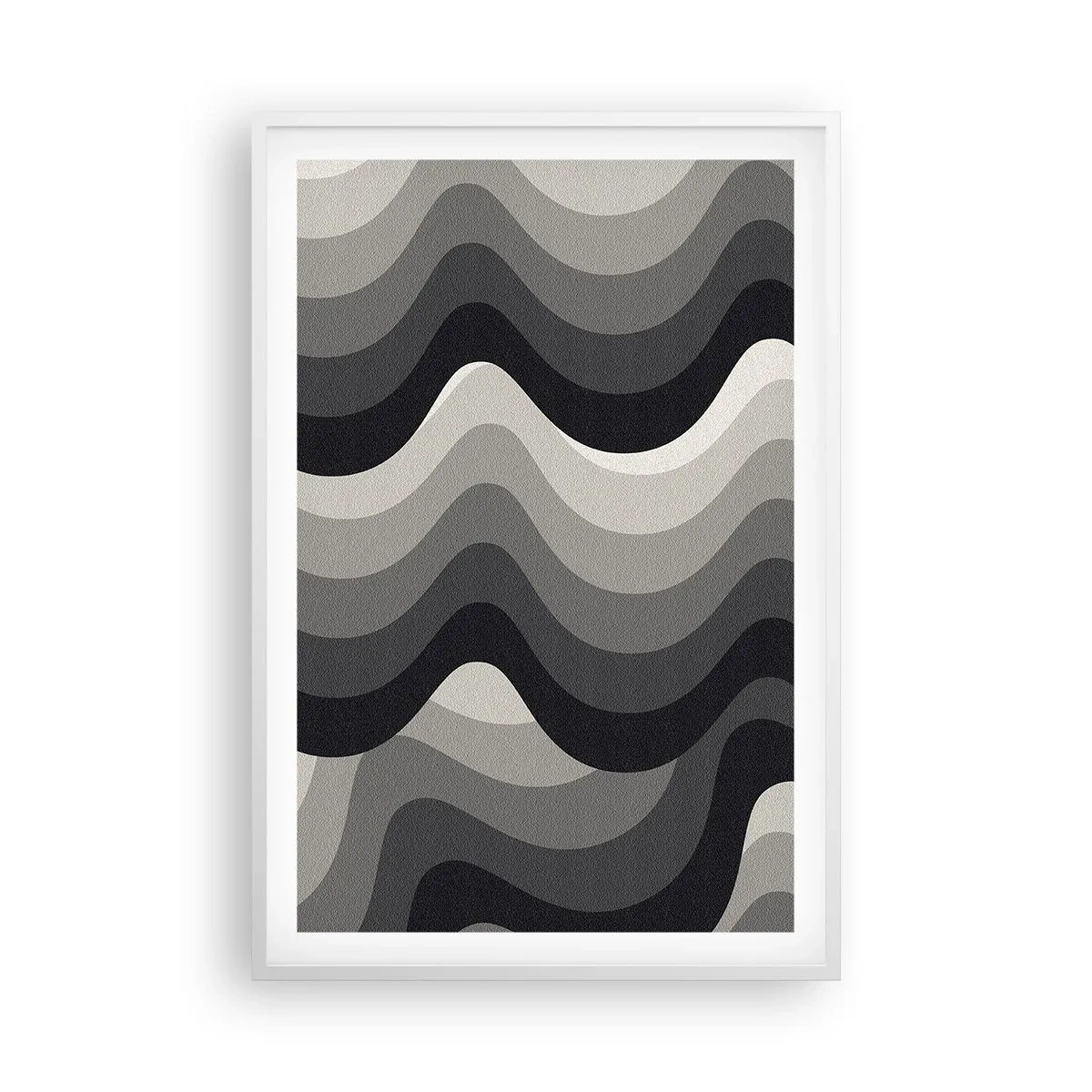 Poszter fekete keretben - Hullám a hullám után - 61x91 cm