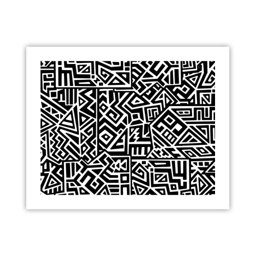 Poszter - Kolumbusz előtti kompozíció - 50x40 cm