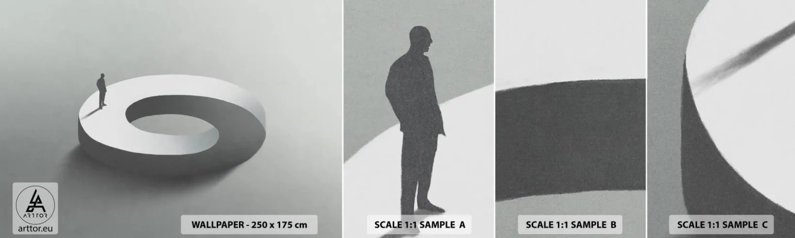 Fotótapéta Minta Standard Eco - És bölcsnek lenni - Férfi, 3D, Üzletember - 100x30 cm