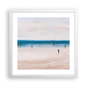 Poszter fekete keretben - Természetes igény - 40x40 cm