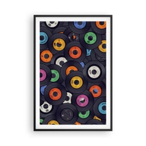 Poszter fehér keretben - A klasszika színei - 61x91 cm