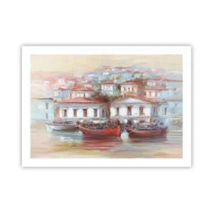 Poszter - Boldog kisváros - 70x50 cm