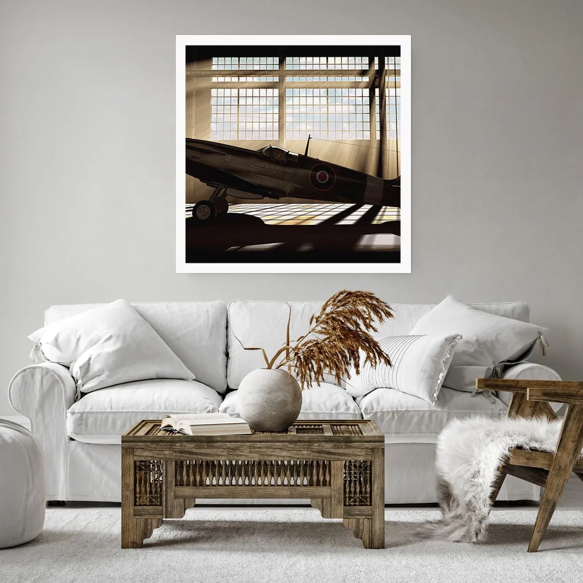 Poszter - Harcos pihenése - 60x60 cm