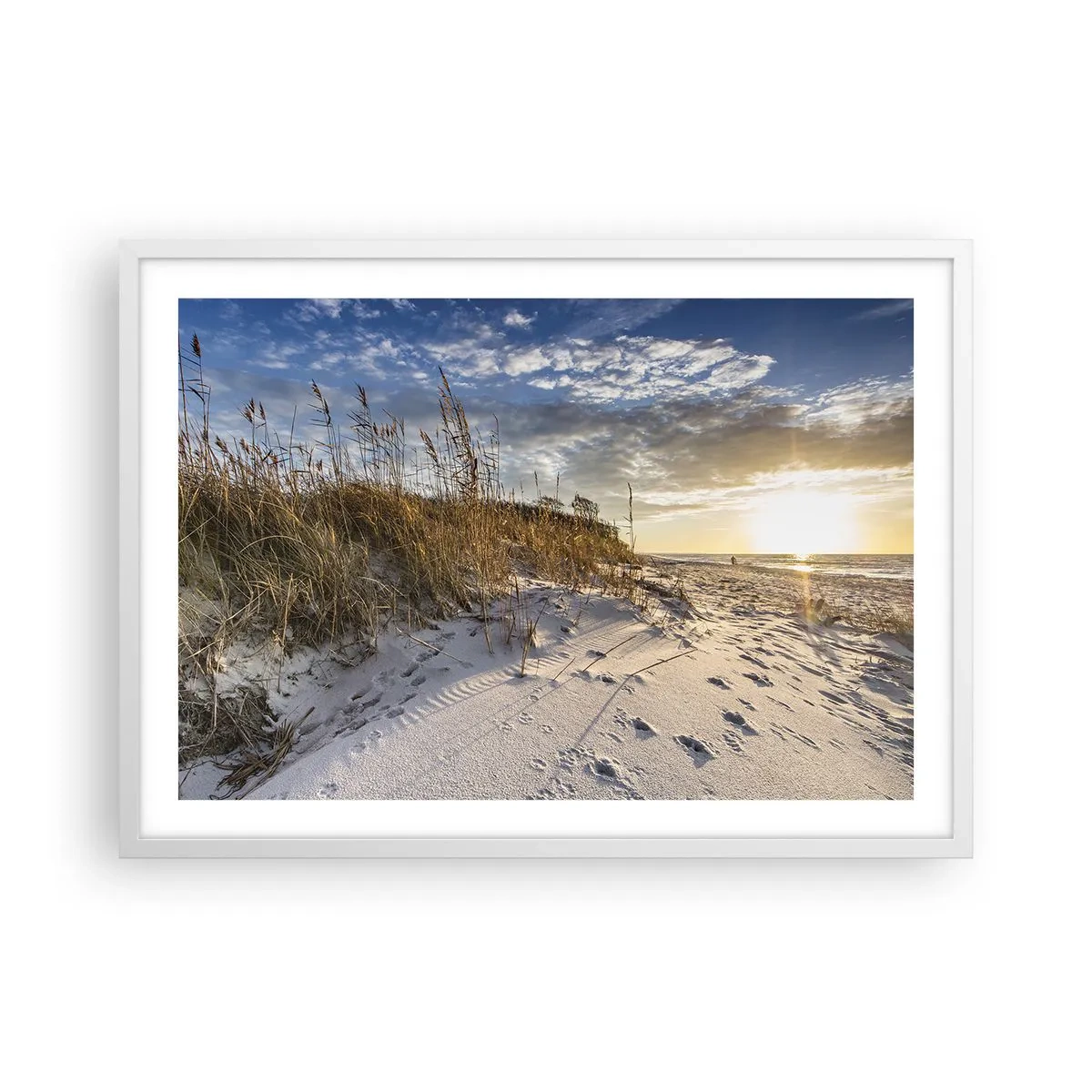 Poszter fekete keretben - Meghívás egy sétára - 70x50 cm