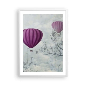 Poszter fekete keretben - Mint a hajók az égen - 50x70 cm