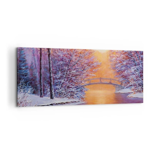 Vászonkép - Találkozzunk itt - 100x40 cm