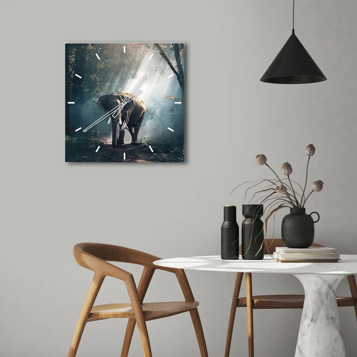 Falióra, Óra - Nyugodt séta - 30x30 cm