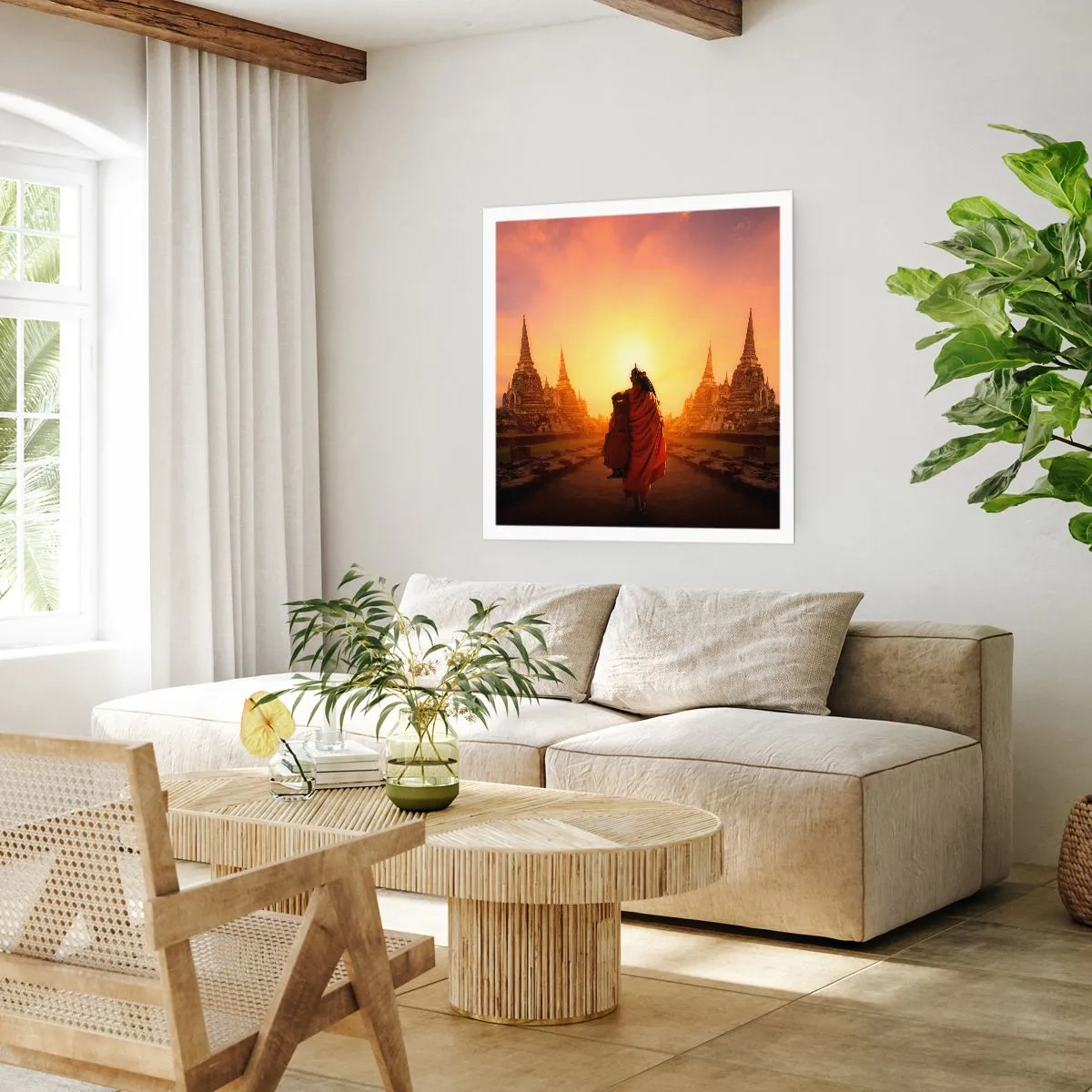 Poszter - Nyugalomban a végtelenségen át - 60x60 cm