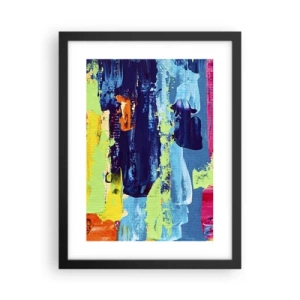 Poszter fehér keretben - Az élet gyönyörű! - 30x40 cm