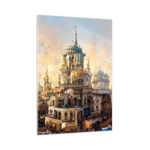 Üveg kép - A városok városa - 50x70 cm