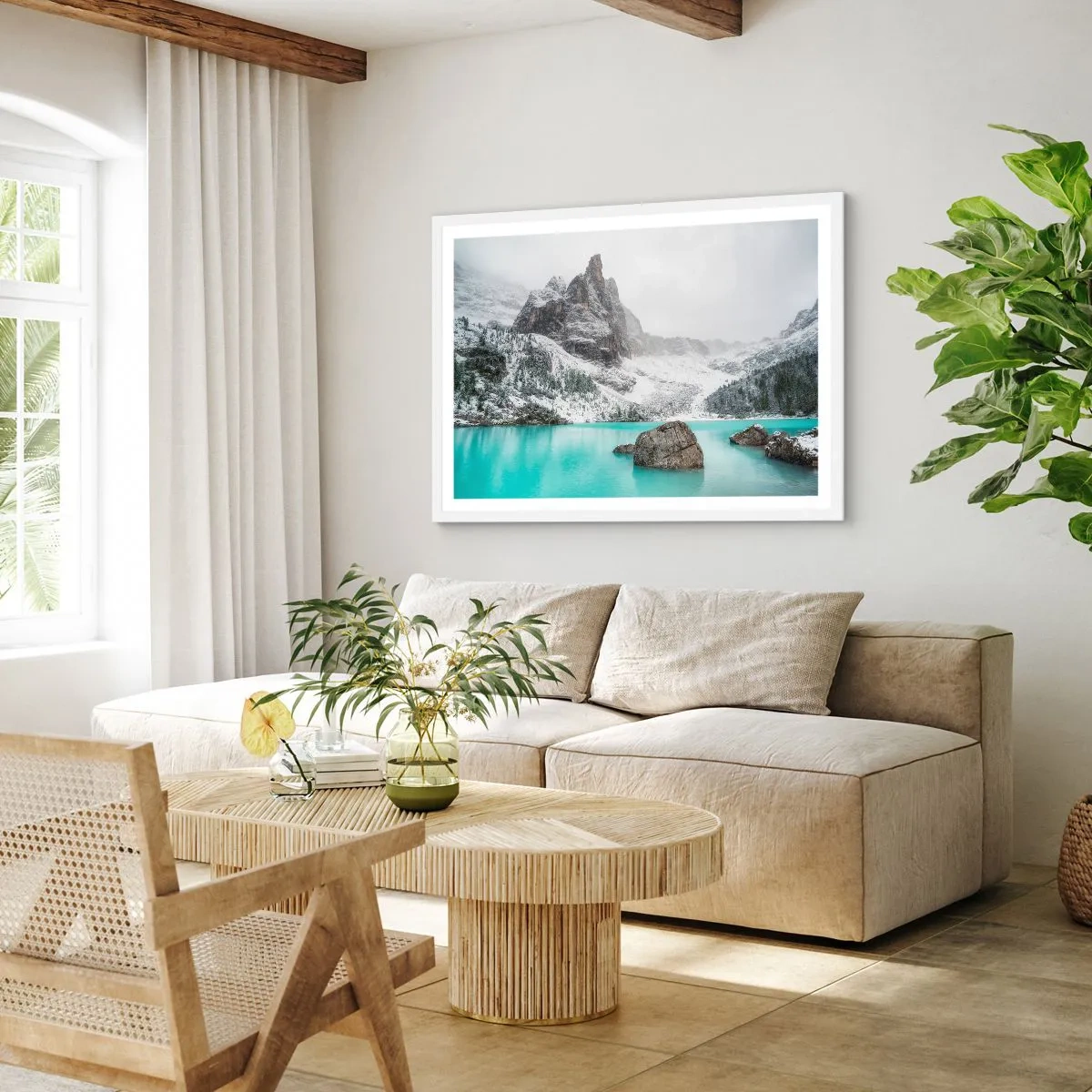 Poszter fekete keretben - Őrségben - 100x70 cm