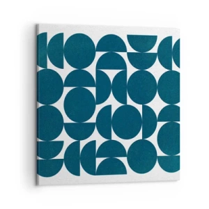 Vászonkép - Körök és félkörök - 50x50 cm