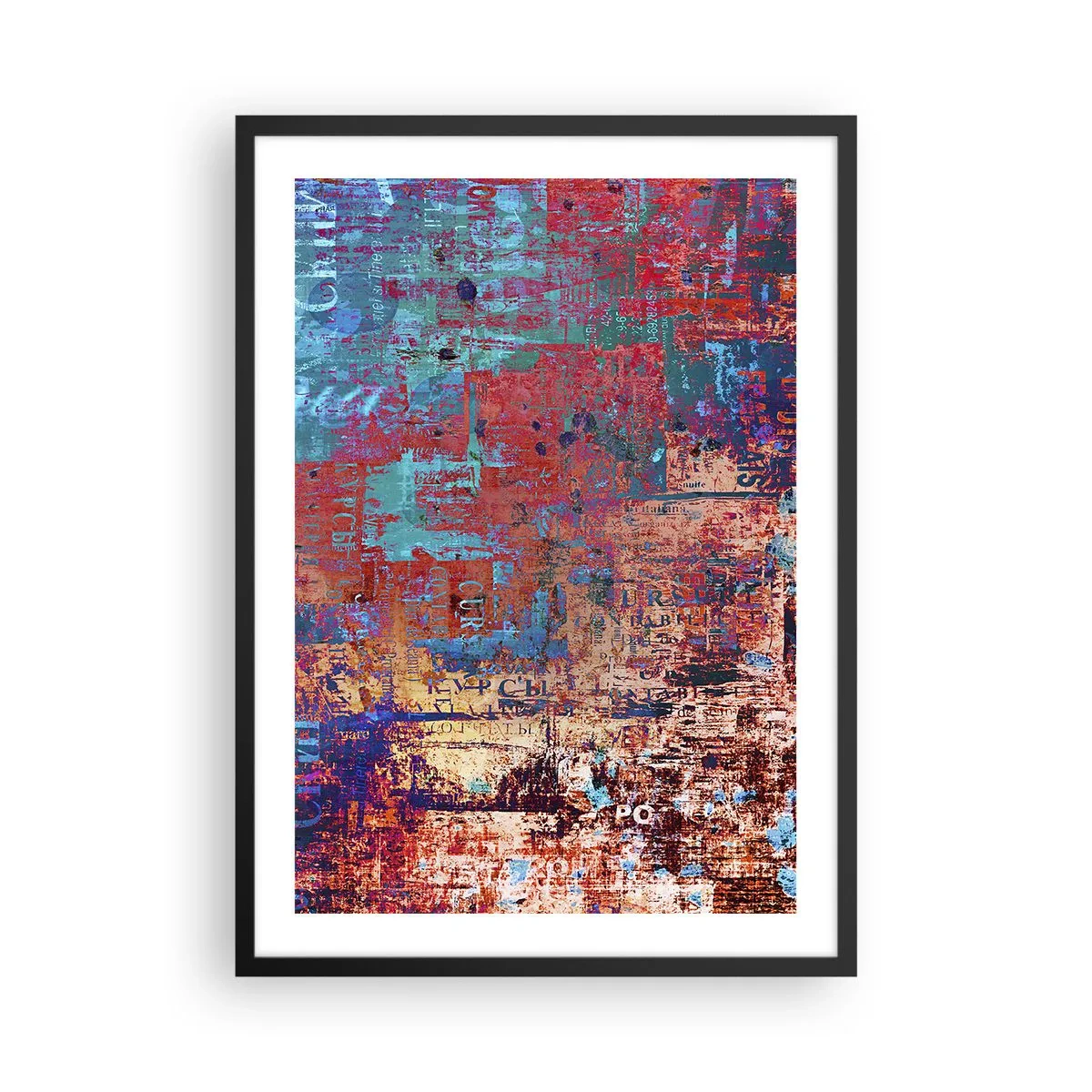 Poszter fehér keretben - Emlékezés és feledés - 50x70 cm
