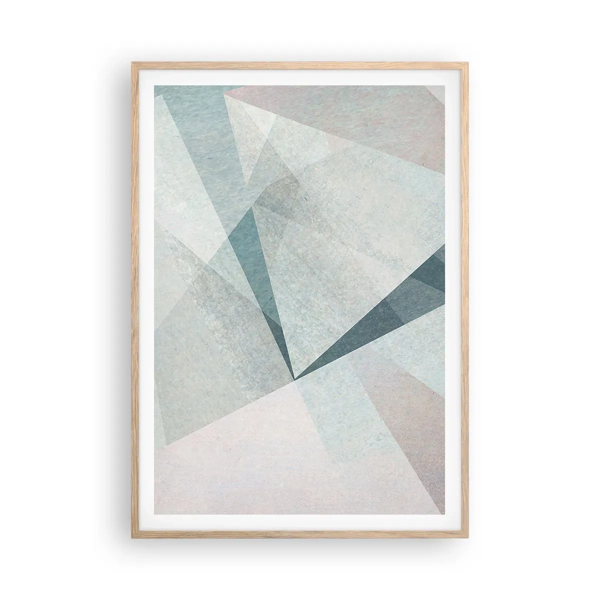 Poszter világos tölgy keretben - Nyugodtan, de dinamikusan - 70x100 cm