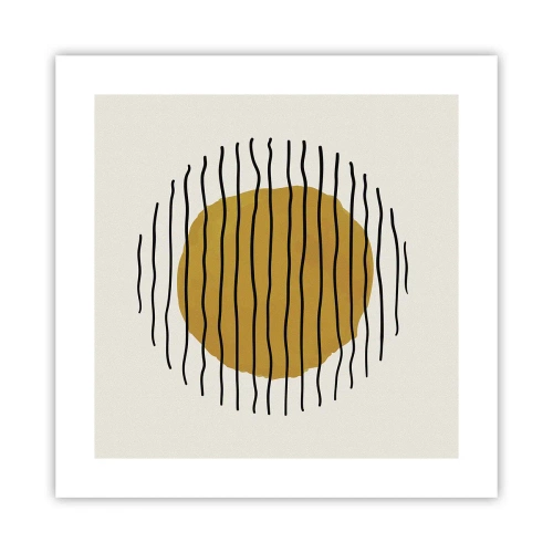 Poszter - A hőtől remegő absztrakció - 40x40 cm