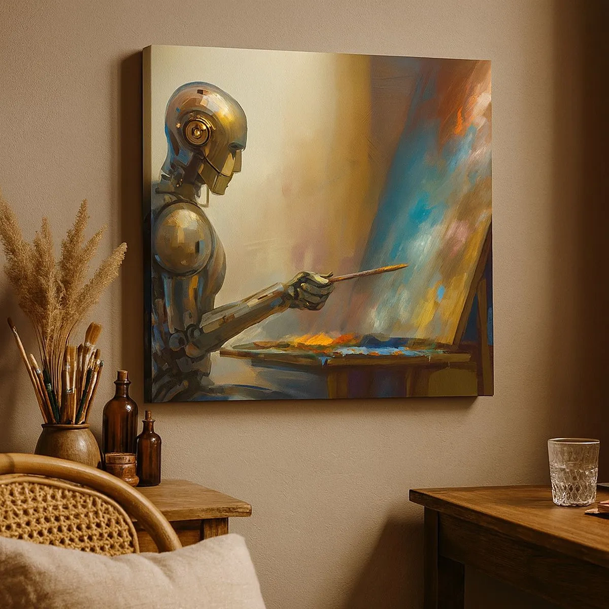 Vászonkép - A jövő művészete - 30x30 cm