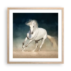 Poszter világos tölgy keretben - A szabadság tiszta állapotban - 50x50 cm