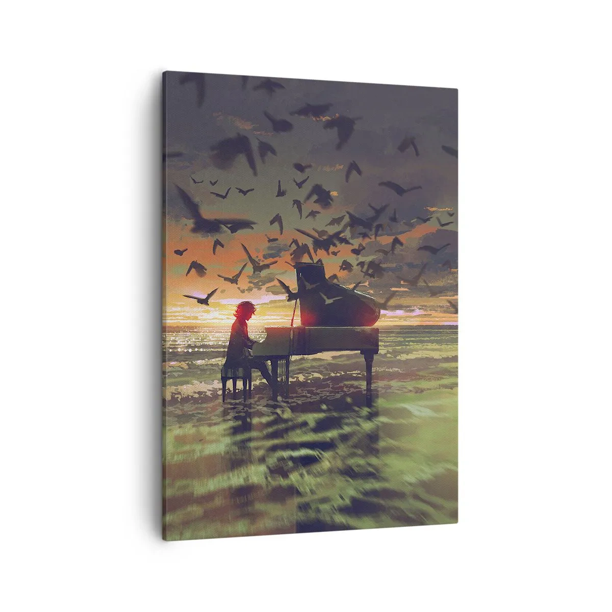 Vászonkép - Koncert zongorára és a hullámokra - 50x70 cm
