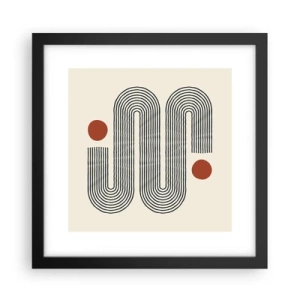 Poszter fehér keretben - Elejétől végéig - 30x30 cm